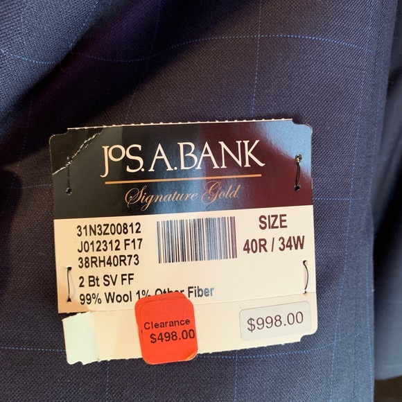 Joseph A. Bank Full Suit Jacket and Pants - Picture 2 of 3